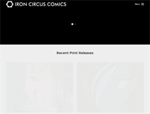 Tablet Screenshot of ironcircus.com